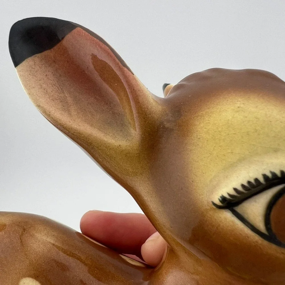 Vintage Disney Bambi Deer Figurine American Pottery Los Angeles 8.5